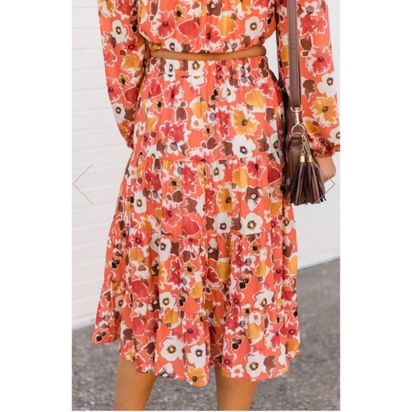 NWOT Pink Lily 2 Piece Floral Set - Picture 4 of 7